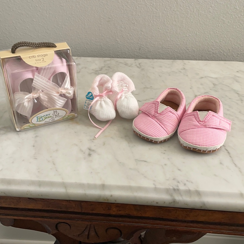 Baby girl shoes and booties